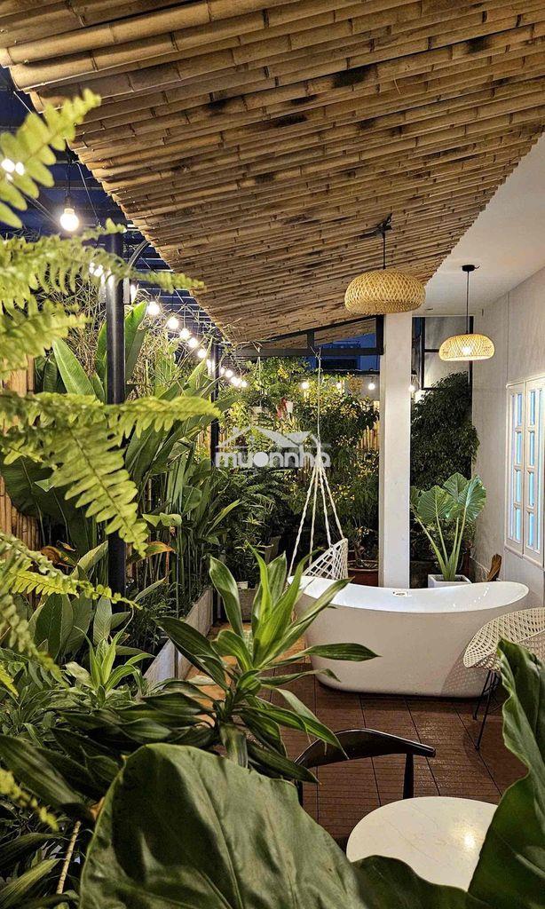 1pn sân vườn thư giản, bồn tắm chill gần hoàng sa, cầu lê văn sỹ - Ảnh 3