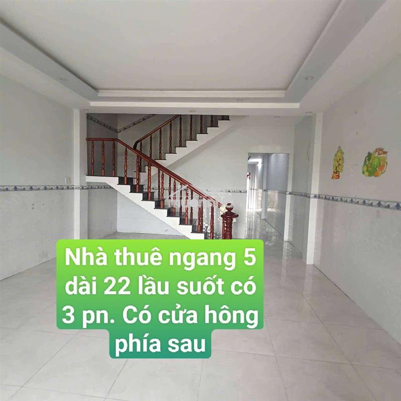 Nhà thuê 5_22 lầu suốt có 3pn đường 6d ấp  6 vĩnh lộc b bình chánh