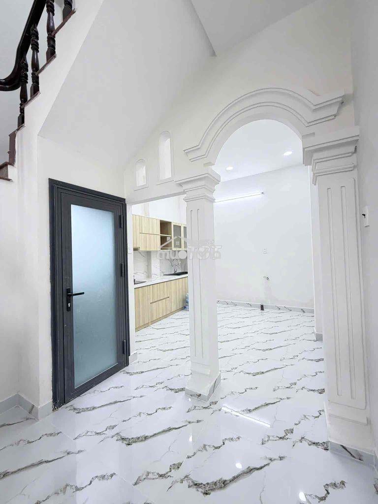 🛑Nhà đẹp 4 tầng (4x14m), hẻm rộng thoáng âu dương lân p3 - 4