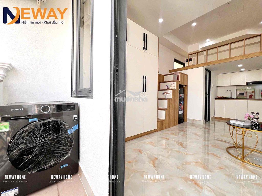 Căn hộ dịch vụ cao cấp mới - full nt máy giặt riêng - ngay ngã tư 4 xã - 4