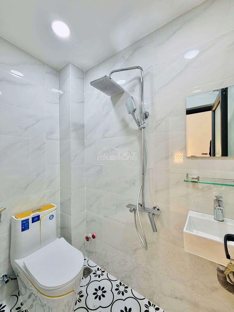 Nhà mới 100% full nội thất cao cấp dt 3x10m 1 lầu 2pn quang trung - Ảnh 4