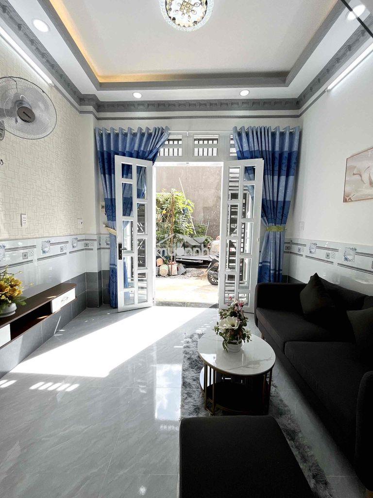 Bán nhà mới xây lầu đúc hẻm 2174 huỳnh tấn phát dt:3,2x7m 2tầng 2pn - 4
