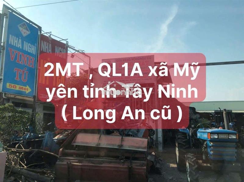 Đất thổ măt tiền quốc lộ 1a góc 2 măt tiền full thổ cư 1148m