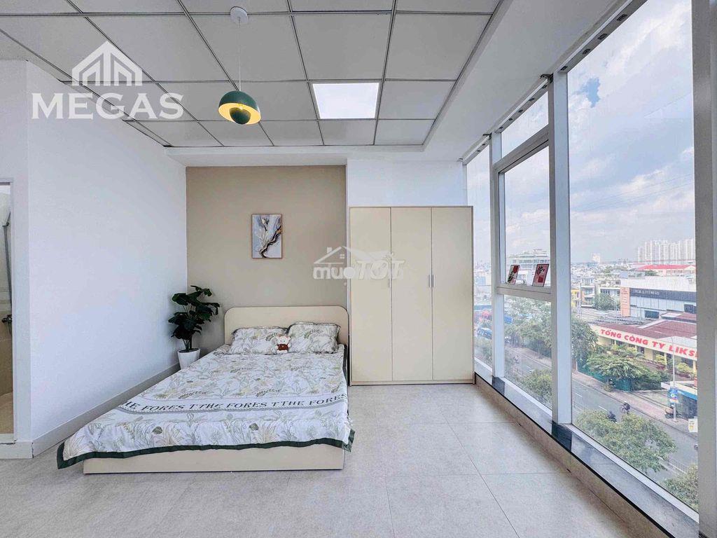 Trống sẵn 2 phòng studio view kính siêu đẹp ngay kinh dương vương q6 - Ảnh 3
