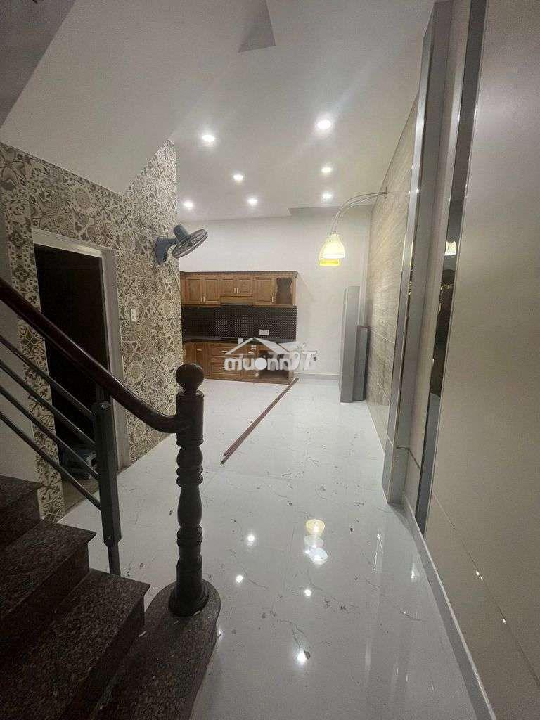 Nhà mới 1 trệt 2 lầu 5x10m 4 phòng 3 wc hẻm 76 dương cát lợi