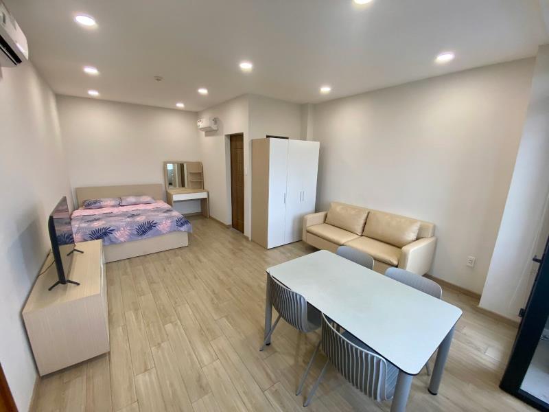 Cho thuê căn hộ studio balcon rộng 45m2 full nội thất ngay nơ trang long  - Ảnh 2