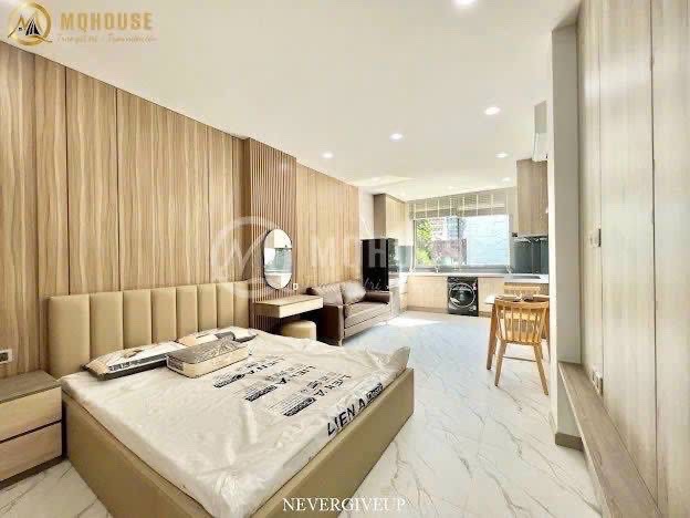 Căn hộ 1 phòng ngủ bình thạnh, full nội thất, cửa sổ lớn, máy giặt riêng, gần nguyễn hữu cảnh, q1, q2