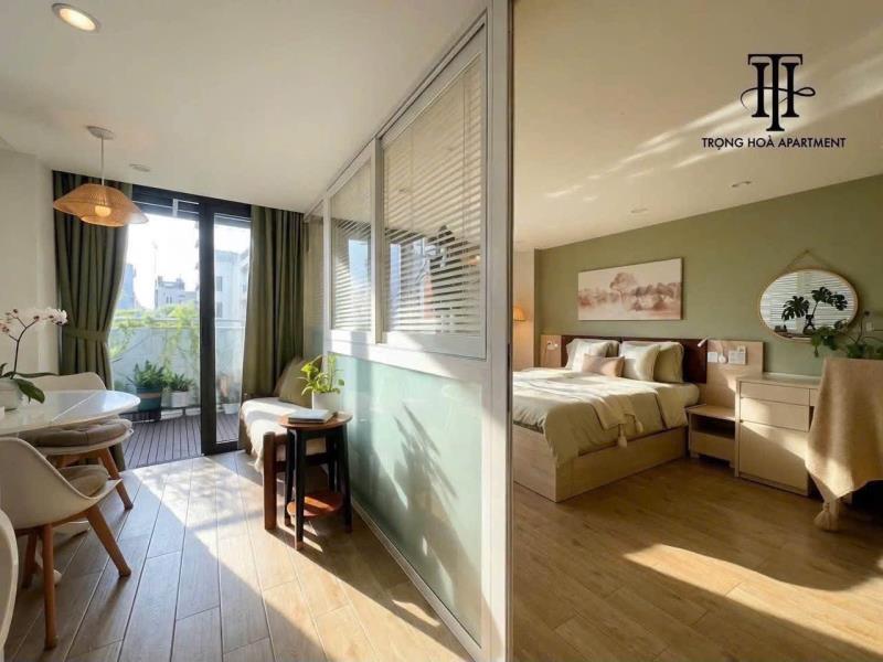 Cho thuê căn hộ 1 phòng ngủ, ban công & sân thượng – nội thất đầy đủ – 42m² bùi đình túy, bình thạnh – gần chợ bà chiểu - Ảnh 2