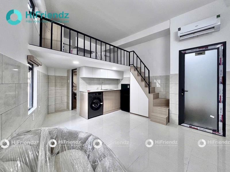 Cho thuê căn hộ - full nội thất - cửa sổ thoáng- máy giật riêng- tách bếp- đinh bộ lĩnh bình thạnh - Ảnh 2