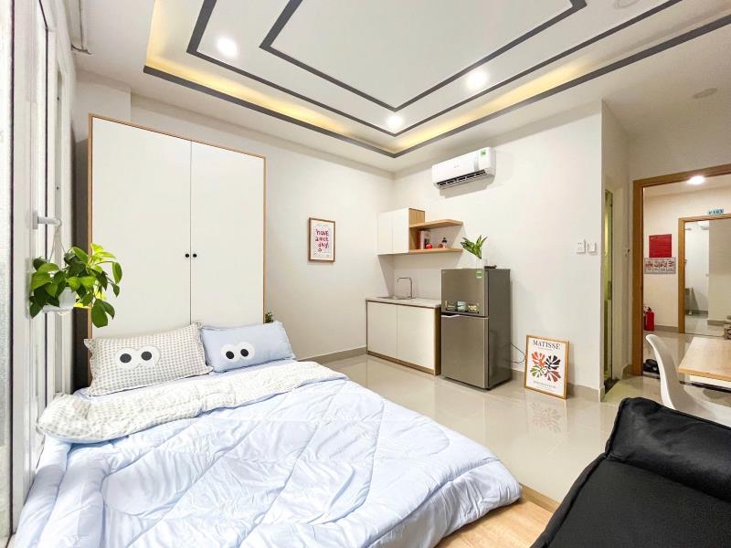 Cho thuê căn hộ ban công siêu rộng, full nội thất – gần mỹ thuật, uef - phan đăng lưu, phú nhuận - Ảnh 4