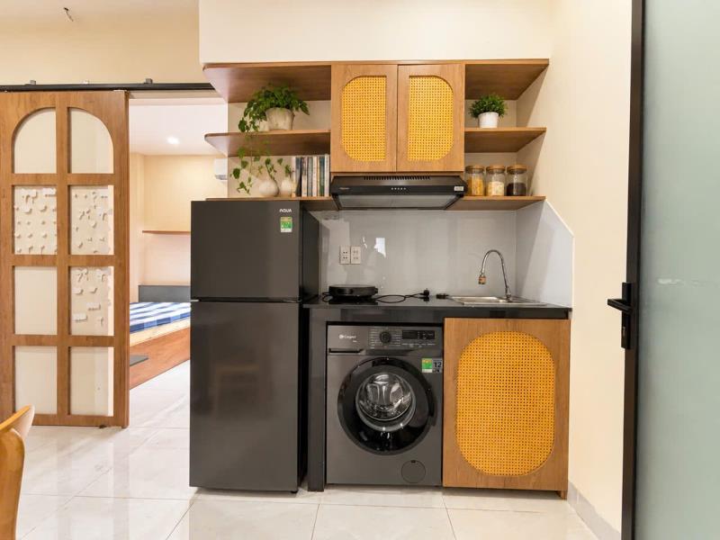 🏡 Căn hộ 1 phòng ngủ máy giặt riêng tách bếp - bình lợi, bình thạnh gần quận 1, sân bay - Ảnh 4