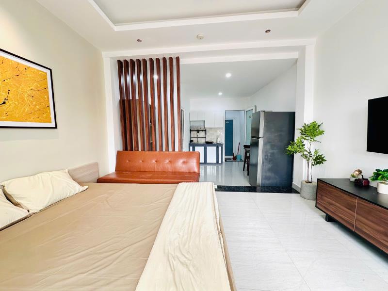 Cho thuê căn hộ có ban công thoáng full nội thất xô viết nghệ tĩnh bình thạnh, sát q1, gần ngã tư hàng  - Ảnh 3