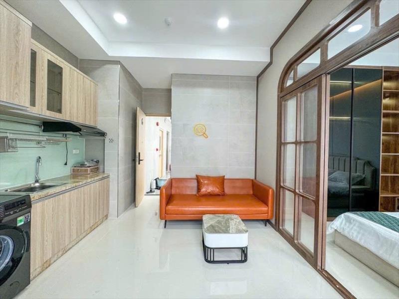Cho thuê căn hộ có ban công thoáng full nội thất tách bếp xô viết nghệ tĩnh quận bình thạnh, sát q1 gần ngã tư hàng xanh - Ảnh 4