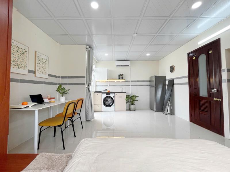 Cho thuê căn hộ 50m², ban công view phố, thiết kế mái vòm – nơ trang long, bình thạnh | gần uth, ftu2, uef - Ảnh 2