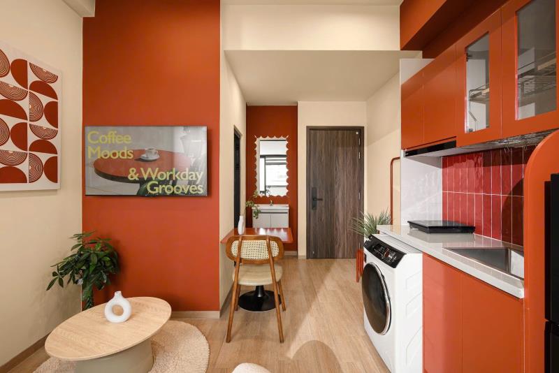 Cho thuê căn hộ 1 phòng ngủ, full nội thất, cửa sổ thoáng – xô viết nghệ tĩnh, bình thạnh | sát quận 1, gần hàng xanh - Ảnh 2