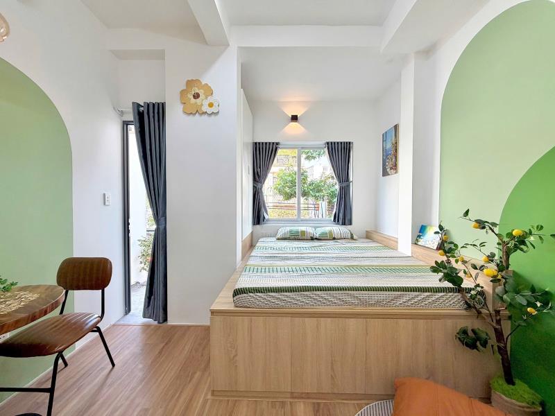 Cho thuê căn hộ 1 phòng ngủ 45m² – ban công , full nội thất, gần công viên gia định - Ảnh 4