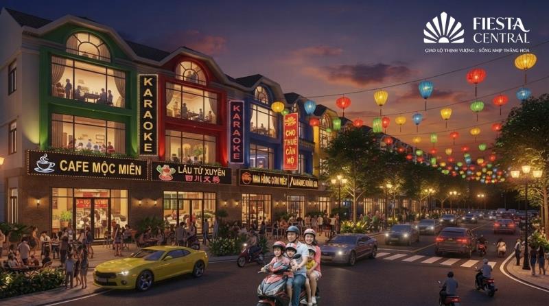 Nhà phố fiesta central – dòng sản phẩm tích sản an toàn với sổ hồng sẵn - Ảnh 4
