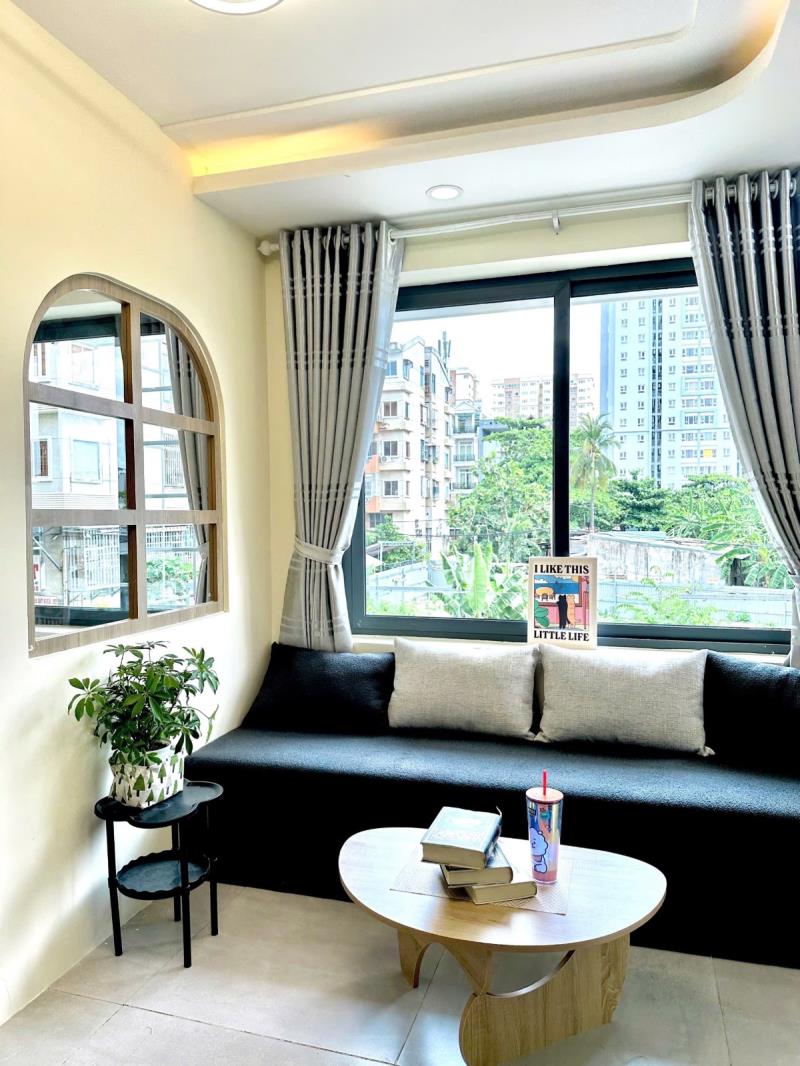 Thuê ngay căn hộ 1pn ngủ 40m2 rộng thoáng full nội thất hiện đại - an ninh cao - thuận tiện di chuyển - Ảnh 4