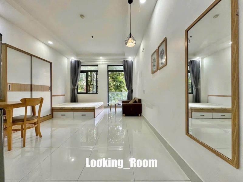 Cho thuê studio siêu rộng & siêu thoáng thang máy ngay chợ tân hương