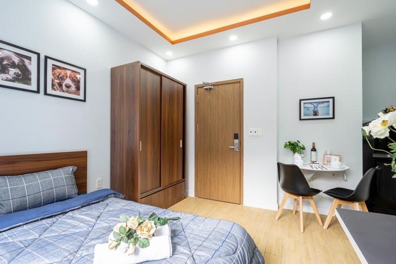 Cho thuê căn hộ cửa sổ trời đinh bộ lĩnh gần ngã tư hàng xanh - Ảnh 3