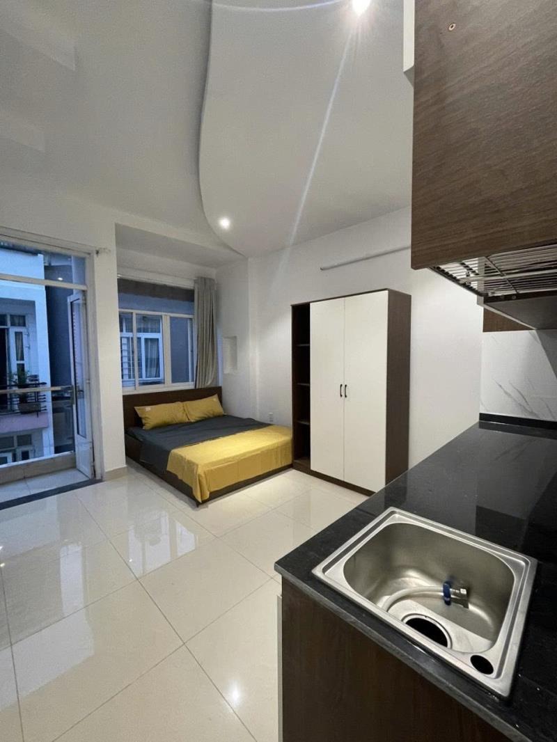Cho thuê căn hộ bình thạnh - 35m2 - có ban công, máy giặt riêng - gần chợ bà chiểu - giáp quận 1 - Ảnh 4