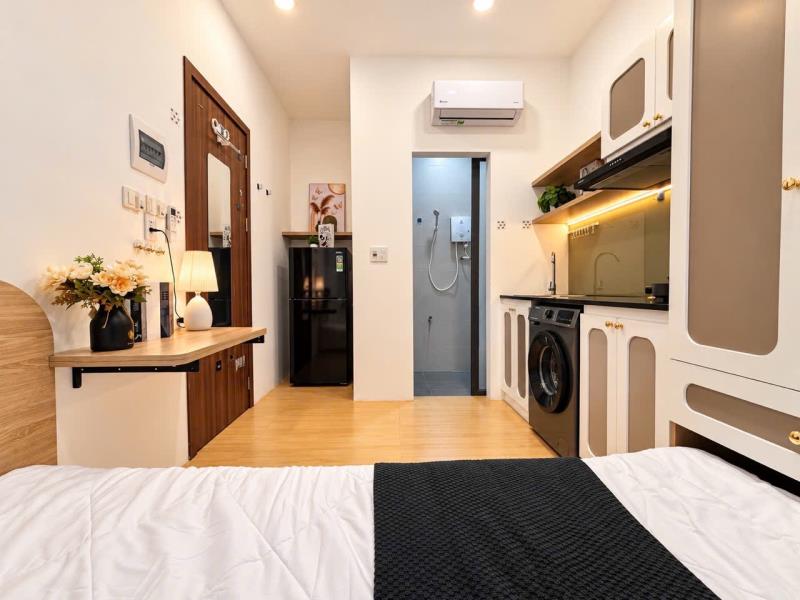 Cho thuê căn hộ full nội thất – máy giặt riêng – cửa sổ thoáng – gần ngã tư hàng xanh | nguyễn xí, bình thạnh - Ảnh 3