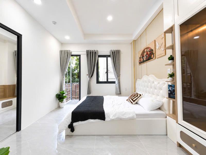 Cho thuê căn hộ 1 phòng ngủ bình thạnh, full nội thất, ban công, máy giặt riêng, rộng rãi, thoáng mát, gần đinh bộ lĩnh, quận 1, quận 2 - Ảnh 4