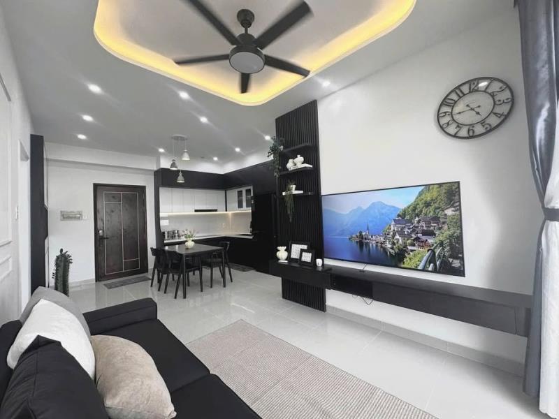 Cho thuê căn hộ cao cấp the everrich 1, quận 11, diện tích: 116m² (2pn - 2wc), nhà mới sạch đẹp