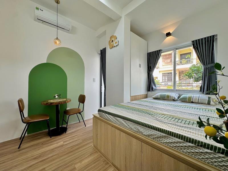 Studio ban công, full nội thất mới, ngay khu sân bay, đh huflit - Ảnh 2