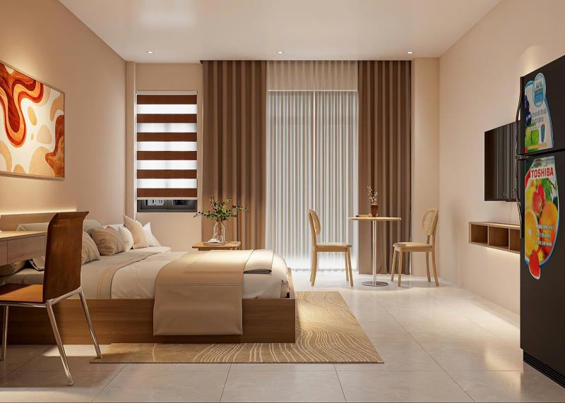​🔥 Căn hộ cao cấp sát vách ga t3 sân bay – full nội thất xịn – trống nhận phòng 01/11 🔥   ​📍 vị trí: ngay cổng nhà ga t3 tân sơn nhất, thuận tiện di chuyển hoàng hoa thám, cộng hòa, trường sơn. 📐  - Ảnh 3