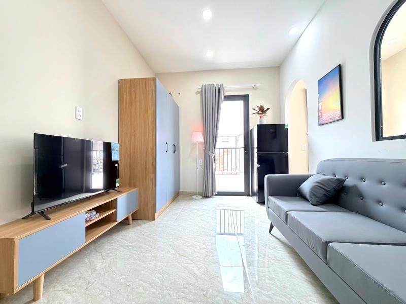 Cho thuê căn hộ 1pn tách bếp – 385 nguyễn xí • thuận tiện đi gò vấp, phú nhuận, q1, tp. thủ đức. - Ảnh 2