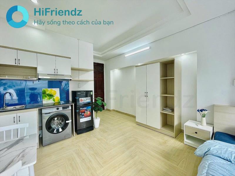 Cho thuê căn hộ bình thạnh, full nội thất, ban công, máy giặt riêng, rộng rãi, gần đinh bộ lĩnh, hàng xanh, quận 1  - Ảnh 4