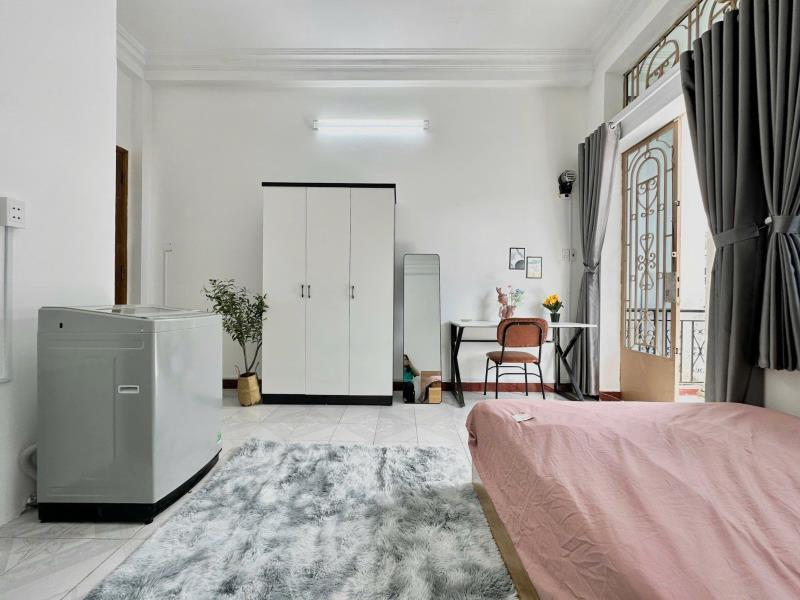 Phòng 35m² ban công lớn, máy giặt riêng – rộng thoáng, gần hàng xanh | bùi đình túy, bình thạnh - Ảnh 2