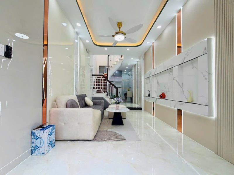 Mặt tiền kênh tx24, nhà 3 tầng btct, đường nhựa 7m, 70m2, 5 tỷ nhỉnh - Ảnh 3