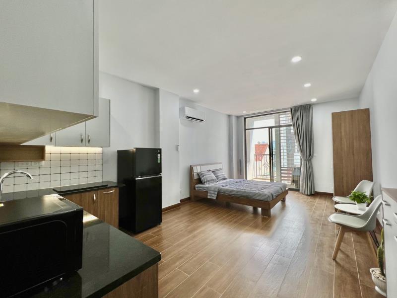 Studio ban công 40m2-có thang máy full nt giáp quận 1,bình thạnh - Ảnh 3