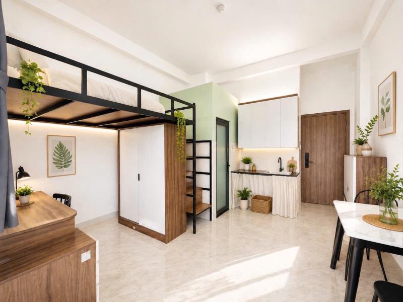 Phòng trọ gác đẹp ngon - gần đh văn hiến, đh công thương, đh hồng bàng, đầm sen, phan anh, luỹ bán bích, tô hiệu, hoà bình - Ảnh 3