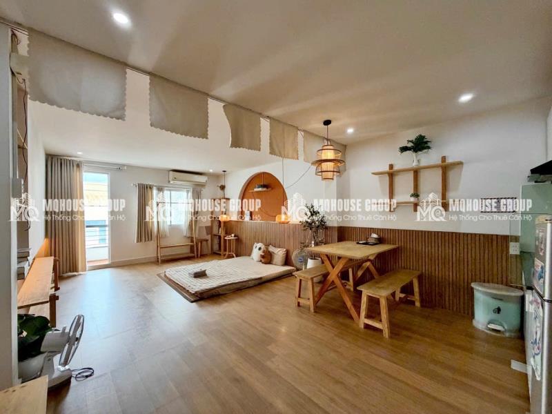 Cho thuê căn hộ siêu thoáng mát - đường xuân hồng - gần đh văn hiến và bv thống nhất 