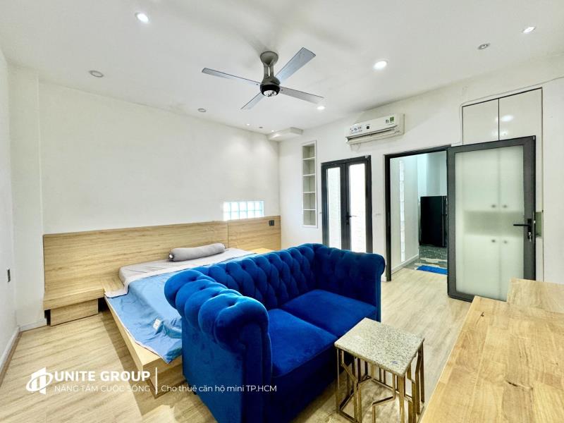 Cho thuê căn hộ studio ban công rộng rãi 30m2 | gần công viên gia định - phú nhuận - bình thạnh