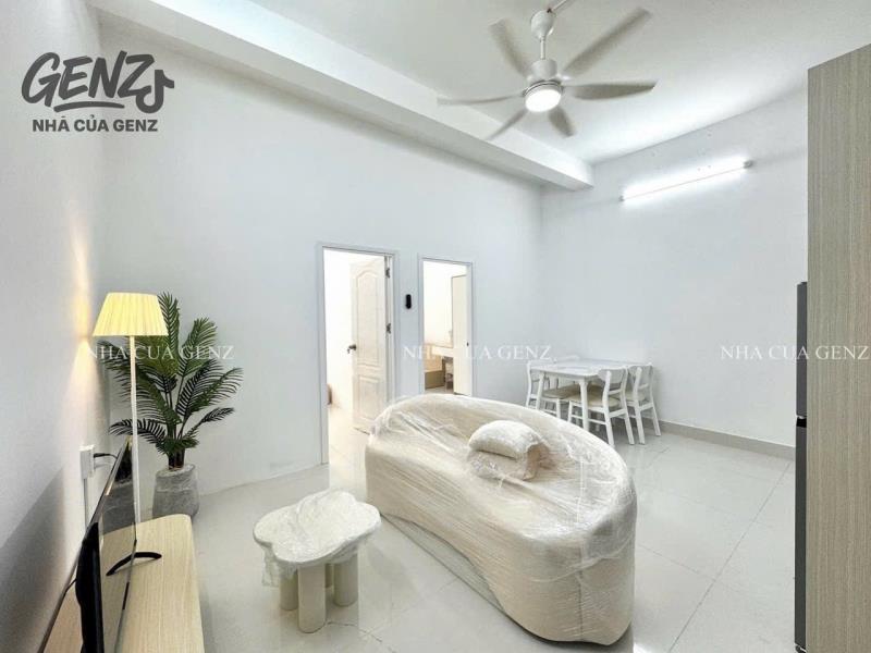 Cho thuê căn hộ 2pn thoáng mát full nt - đường thân nhân trung - gần etow cộng hoà 