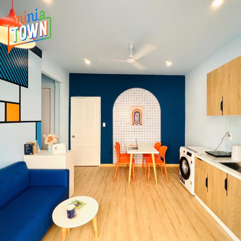 Cho thuê căn chung cư mini 2 phòng ngủ 70m2 full nội thất có ban công lớn ngay nguyễn công hoan gần khu ẩm thực phan xích long - cầu bông giáp quận 1,3 khu an ninh - Ảnh 2