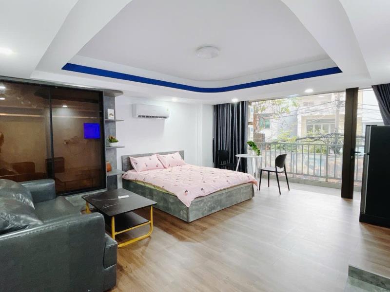 Cho thuê căn hộ 40m² có ban công, full nội thất, máy giặt riêng - gần ngã tư phú nhuận, giáp quận 1