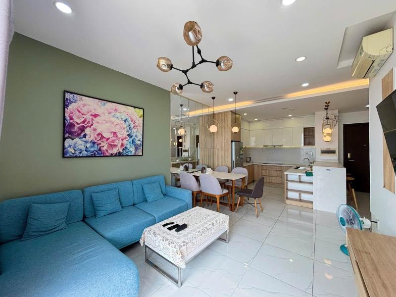 Cho thuê căn hộ cao cấp asiana capella, quận 6, diện tích: 68m² (2pn - 2wc), full nội thất - Ảnh 2