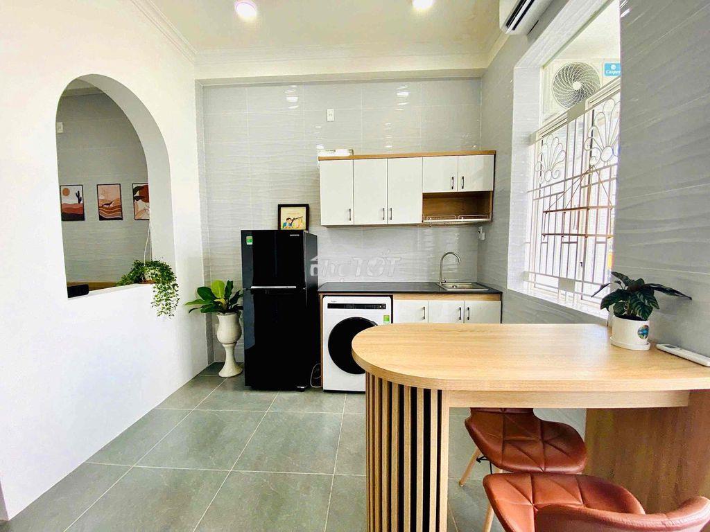 Cho thuê căn hộ 1pn tách bếp, ban công siêu rộng, máy giặt riêng tại t - Ảnh 3