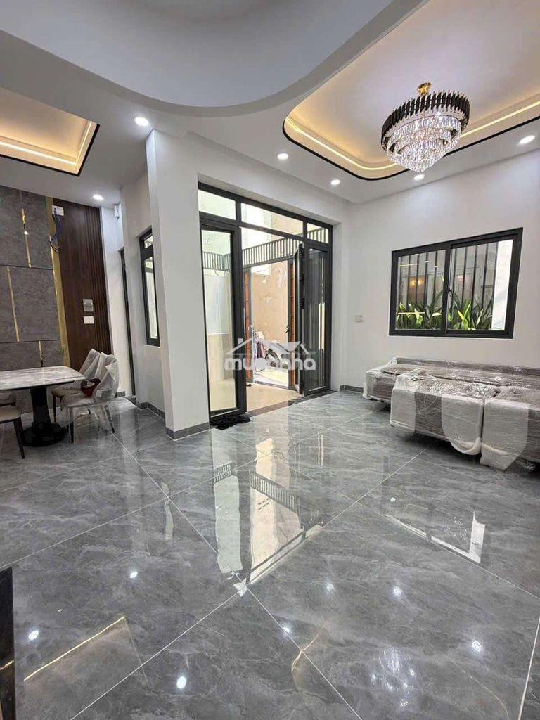 Nhà xây mới 4 tầng – sau căn mặt tiền âu dương lân p3, q8 - Ảnh 3