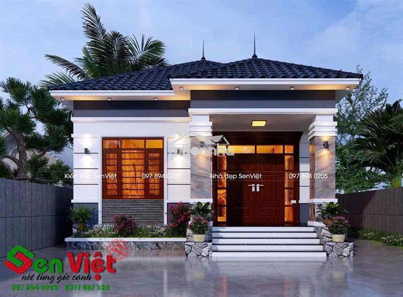 Nhà cấp 4 thiết kế phong cách biệt thự cao cấp – nhà mới 100%