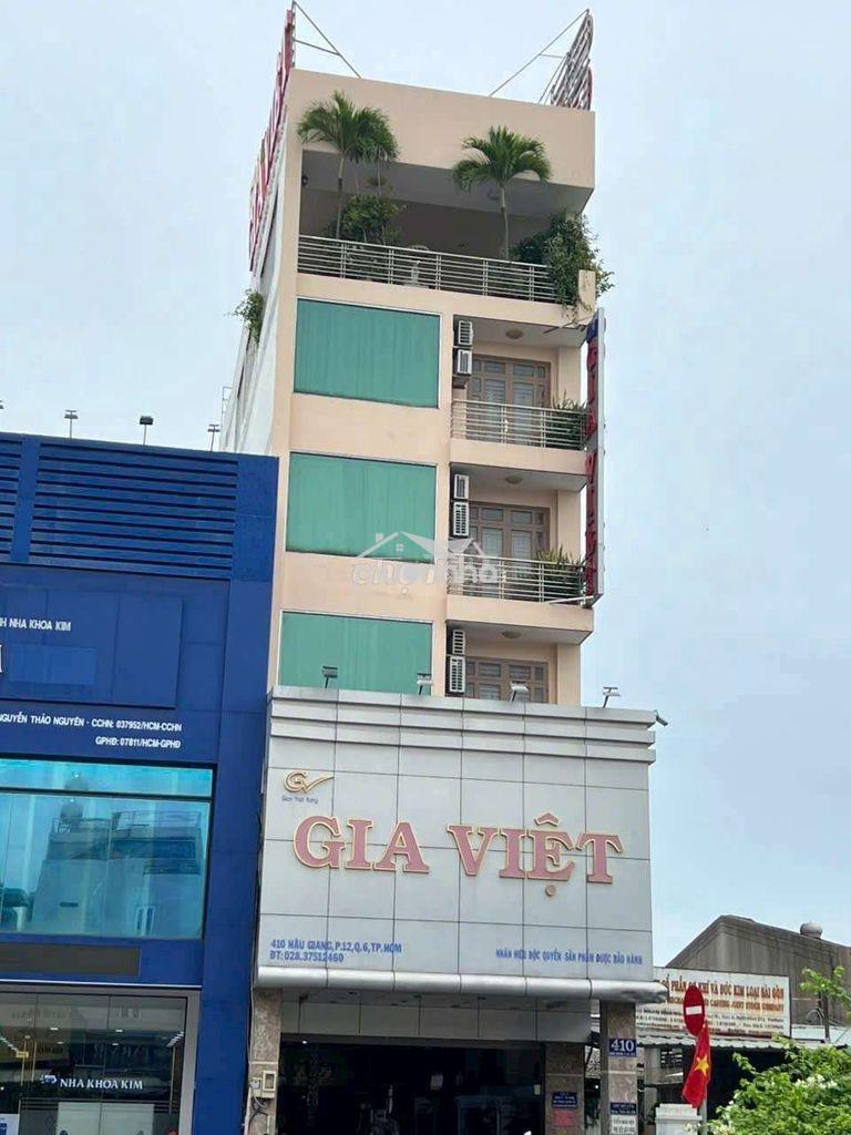 Cho thuê toà nhà nguyên căn/mặt bằng đường hậu giang sầm uất nhất q6