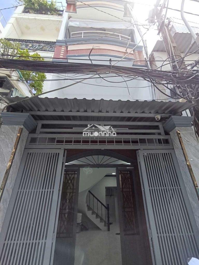 Nhà nguyên căn 3 tầng, 4pn 3 toilet cách cầu tân thuận 300m