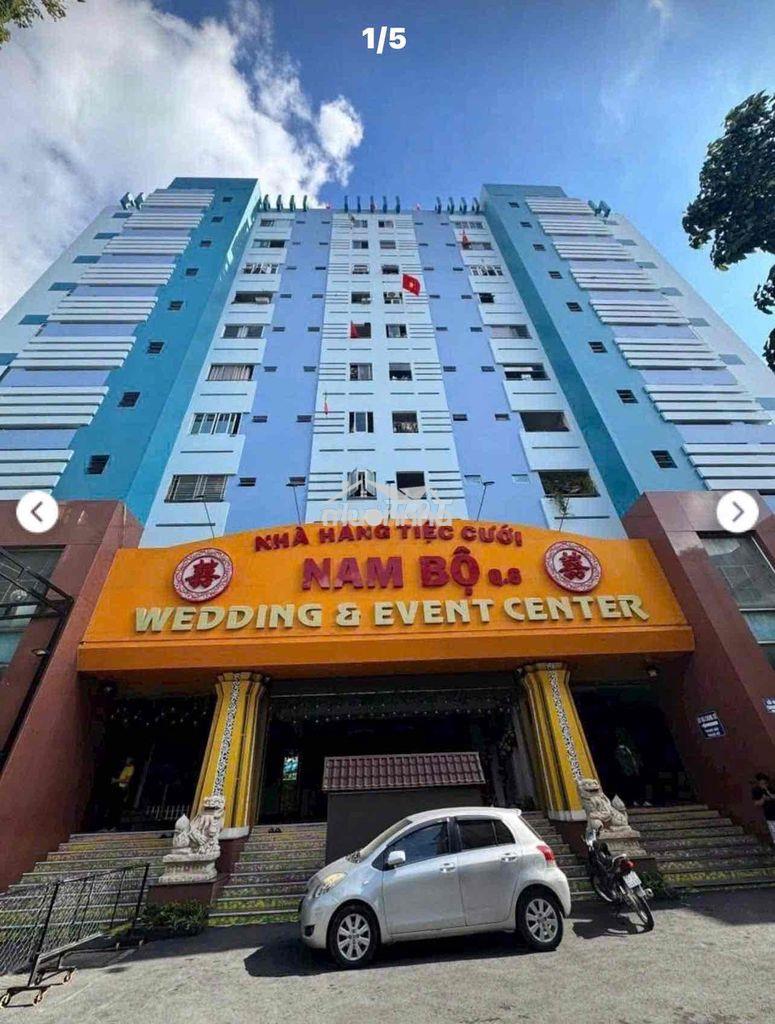 Bán căn hộ 62 bà hom – quận 6 - dt 60m2 - 2pn - 2wc - giếng trời thoán
