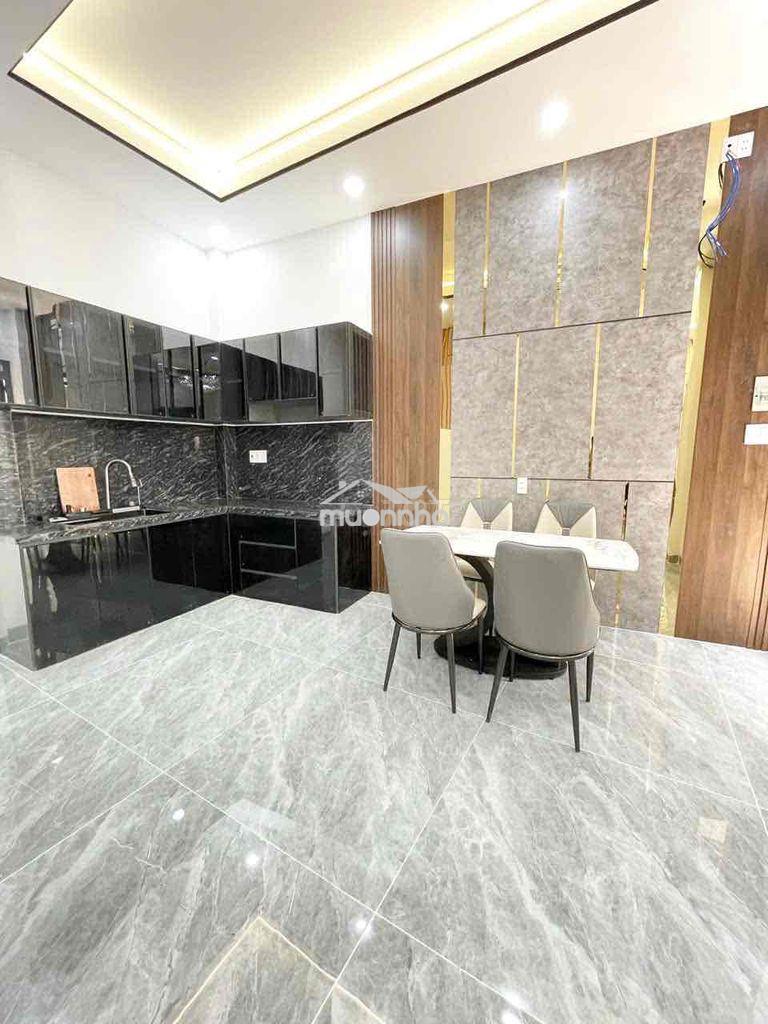Bán nhà xây mới 4 tầng sau căn mặt tiền âu dương lân p3. q8 - Ảnh 4