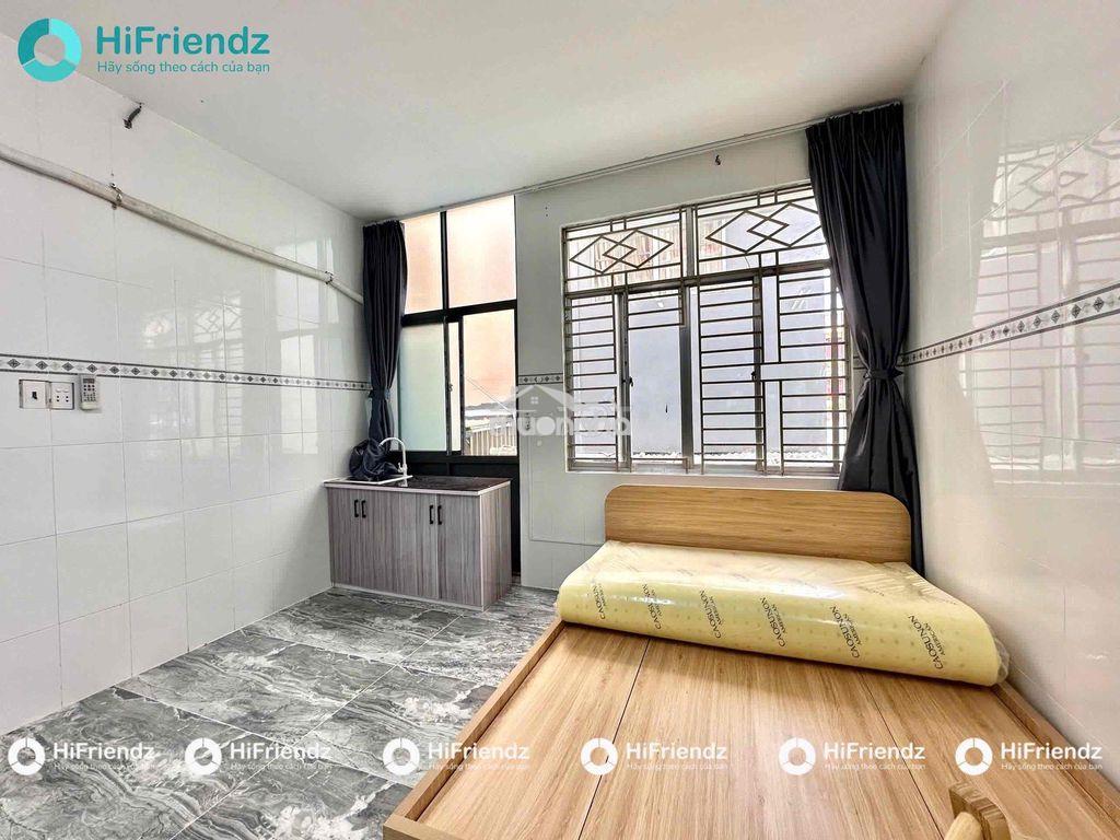 Trống sẵn phònh studio cửa sổ 35m2 siêu rộng gần parc mall cao lỗ - Ảnh 4